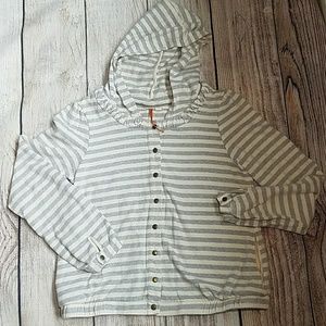 Anthropologie Linear Hoodie L